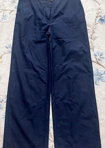 Zara lacivert kumaş pantolon - Görsel 3