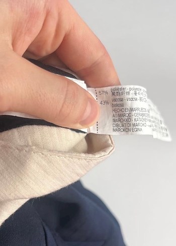 Zara lacivert kumaş pantolon - Görsel 8