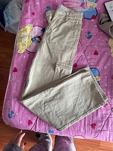 32 Beden camel Renk kargo pantolon