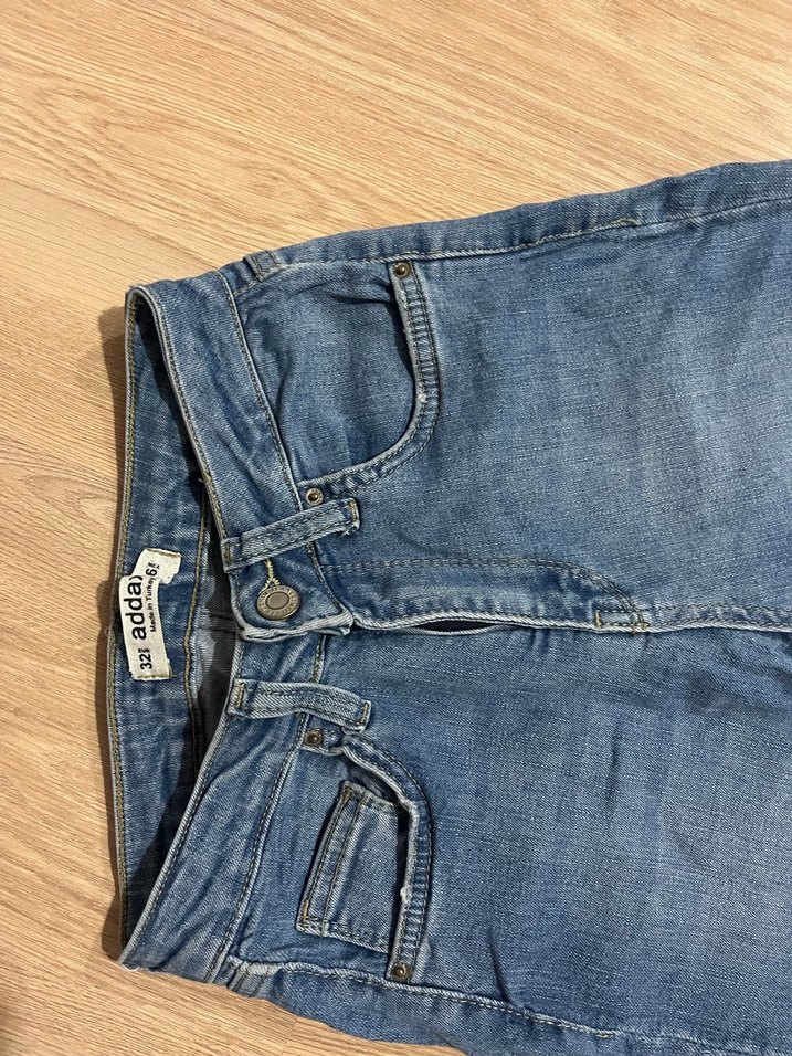 mavi Kadın Regular Fit Midi Kot Pantolon - Görsel 4