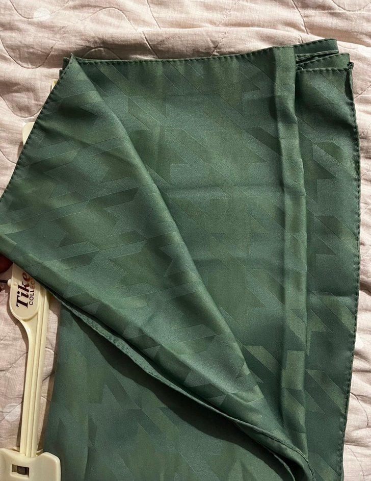 Drapeli Kadın şal - Koyu Haki - Görsel 2