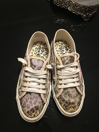 Superga Superga leopar transparan