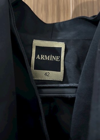 Kadın Siyah Kuşaklı Uzun Trençkot - Görsel 3