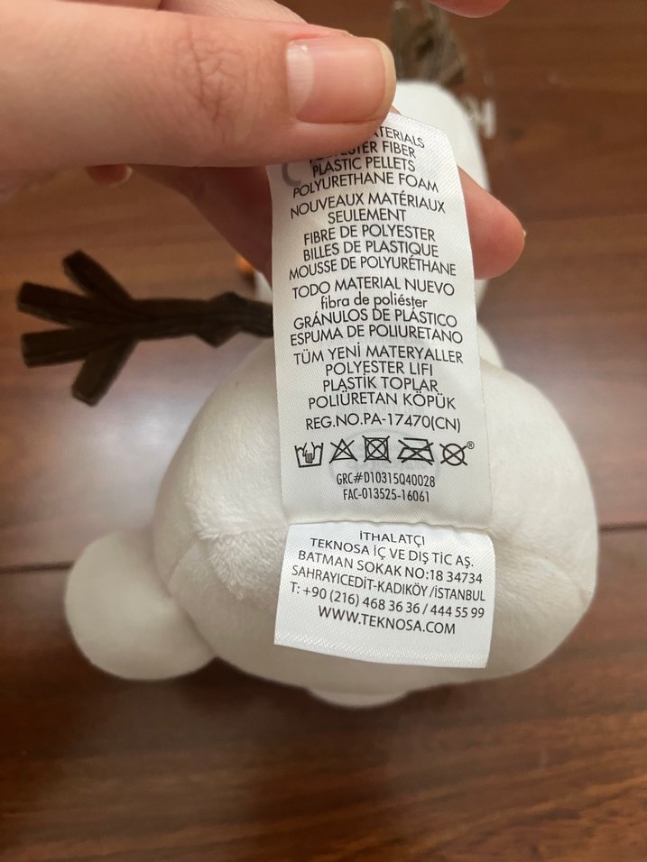 Teknosa Olaf Renkli Beyaz Peluş Oyuncak - Görsel 3