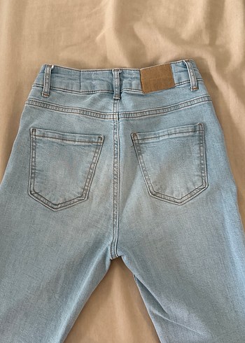 Koton Kadın Açık Mavi Denim Pantolon