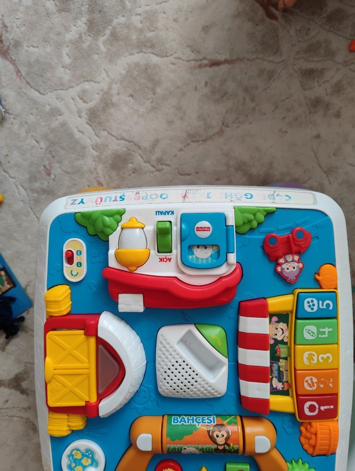 Renkli Eğitici Aktivite Masası Oyuncağı - Görsel 4