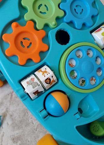 Diğer Renkli Turkuaz Bebek Yürüteci