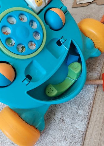 Beden Renkli Turkuaz Bebek Yürüteci