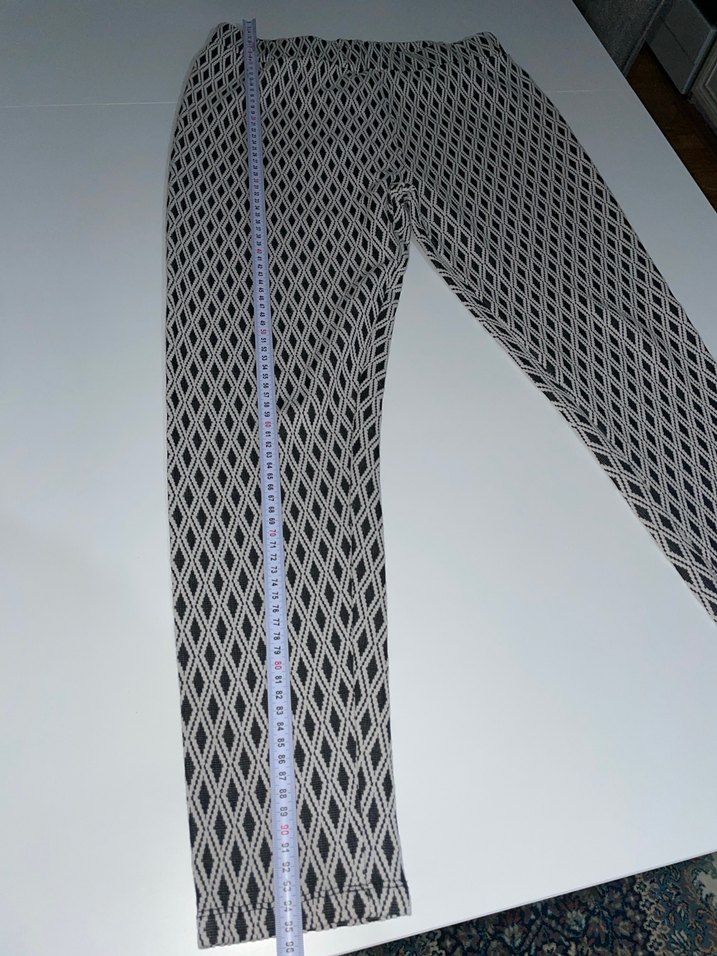 Gri Regular Fit Kadın penye Pantolon - Görsel 2