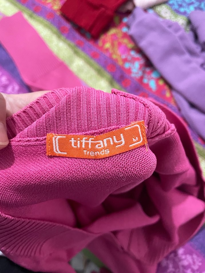 Pembe V Yakalı Kadın Triko Kazak - Görsel 2