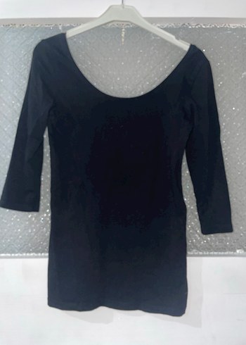 Siyah fakir Kollu Kadın Bluz - Görsel 2