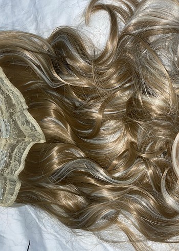 Bej Elastik Bohem Dalgalı Kadın Saç Aksesuarı - Görsel 4