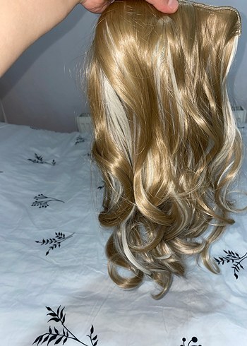 Bej Elastik Bohem Dalgalı Kadın Saç Aksesuarı - Görsel 3