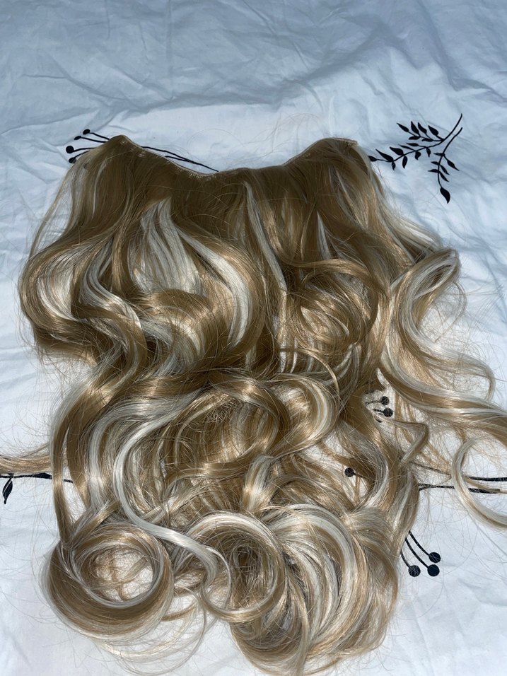 Bej Elastik Bohem Dalgalı Kadın Saç Aksesuarı - Görsel 2