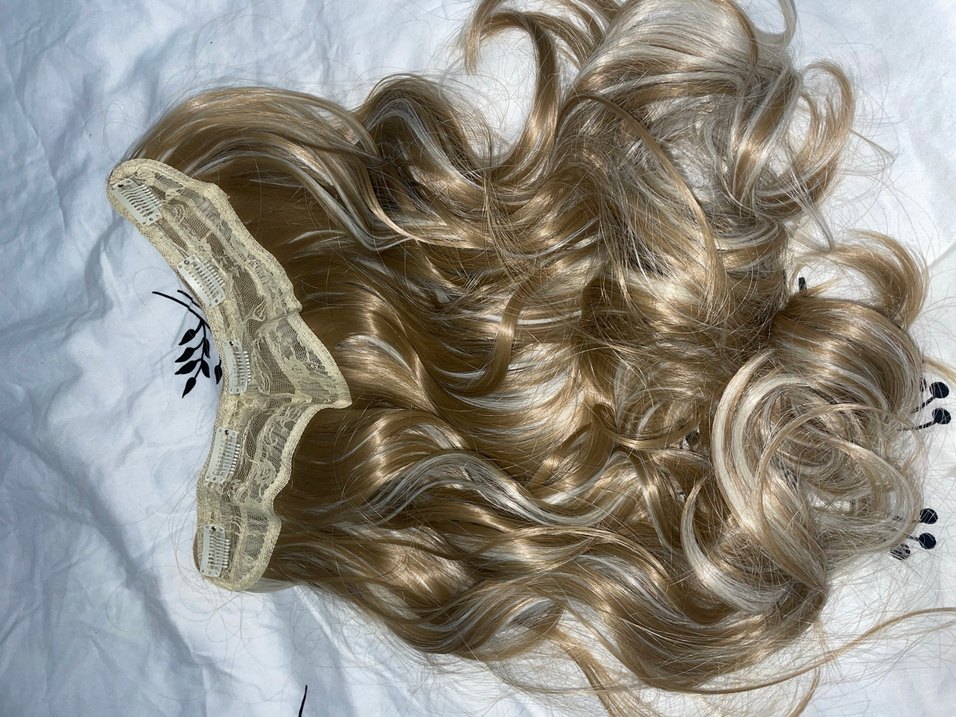 Bej Elastik Bohem Dalgalı Kadın Saç Aksesuarı - Görsel 4