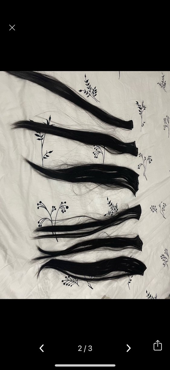 Siyah Püsküllü Gotik Saç Aksesuarı - Görsel 2