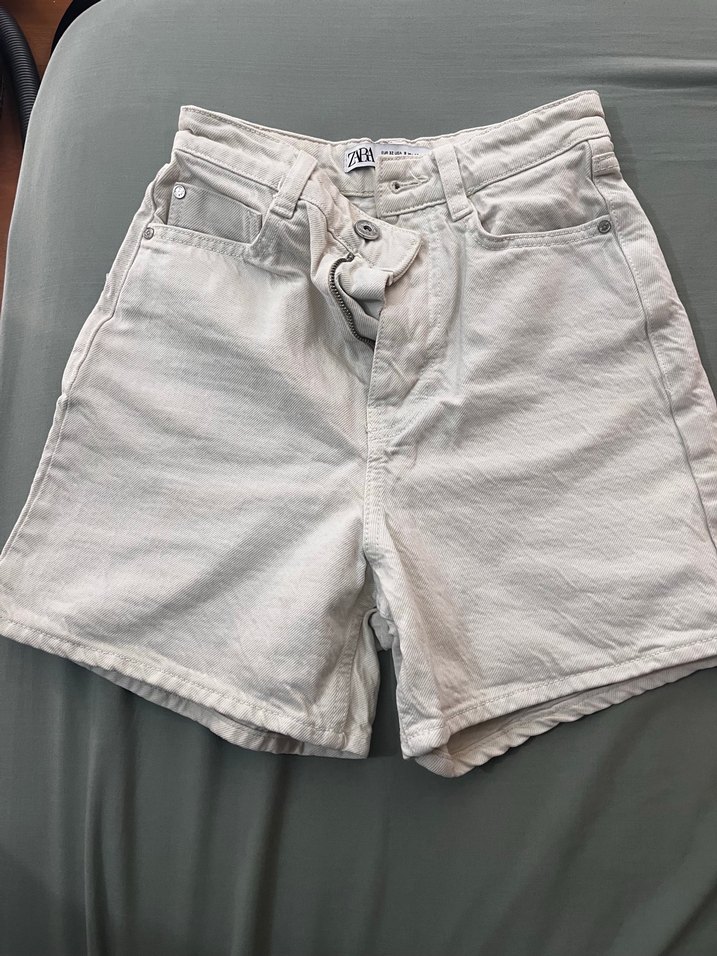 Zara beyaz şort - Görsel 2