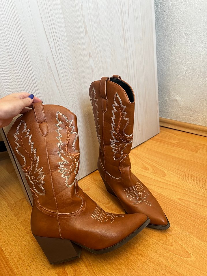 İşlemeli kovboy çizmeleri - Görsel 2
