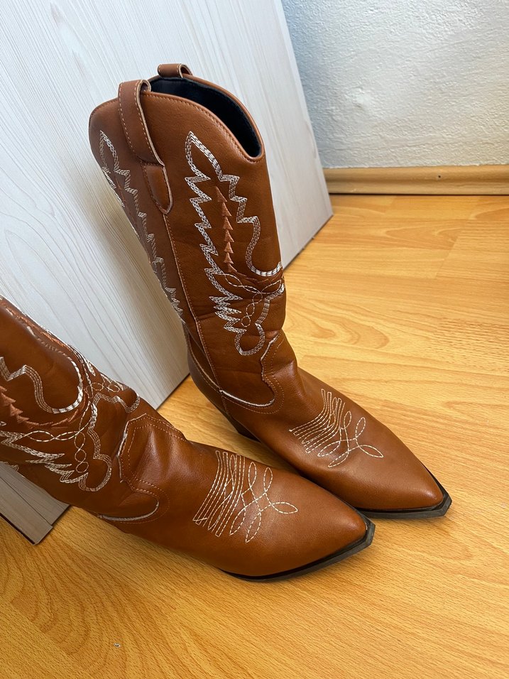 İşlemeli kovboy çizmeleri - Görsel 3