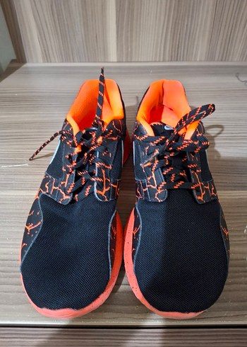 38 Beden Turuncu Bağcıklı Spor Kadın Sneaker