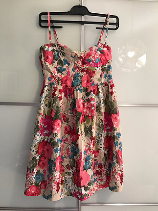 Diğer Çiçekli mini elbise
