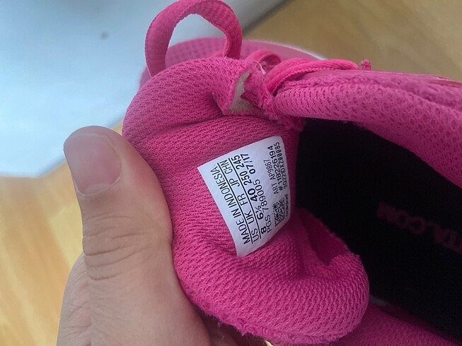38 Beden pembe Renk Spor ayakkabı