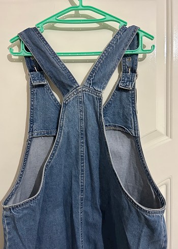 xl Beden mavi Renk Kadın Mavi Denim Midi Tulum