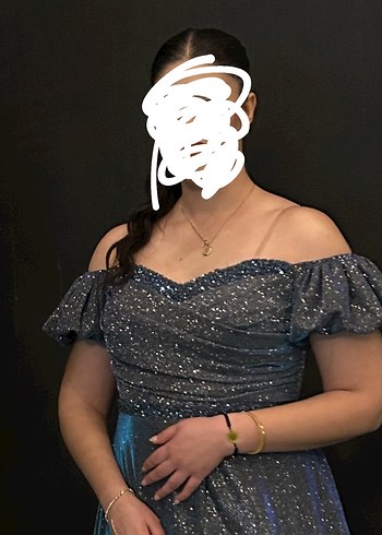 Işıltılı abiye - Görsel 4