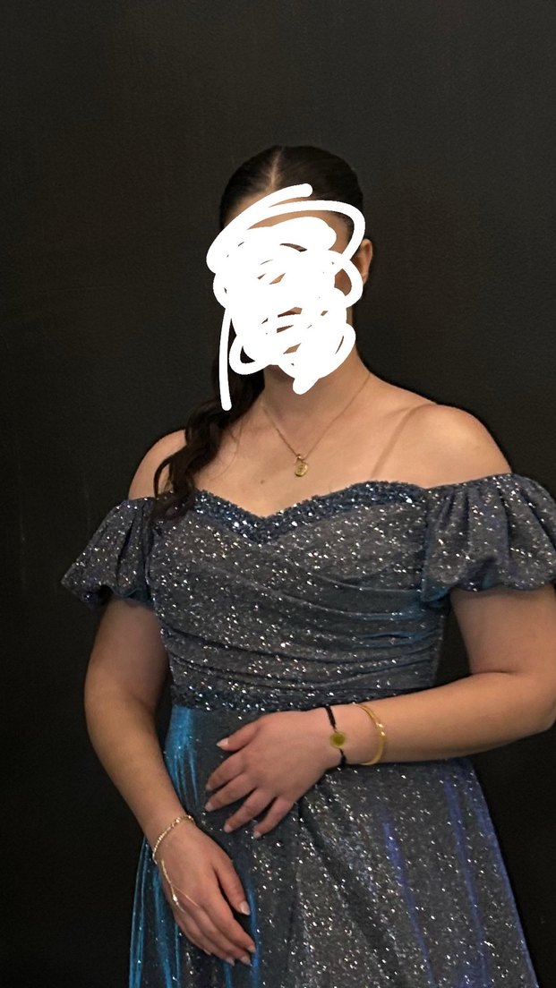 Işıltılı abiye - Görsel 4