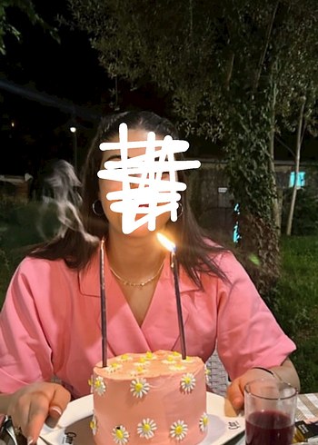 Pembe Mini Kısa Kollu Tulum - Görsel 4