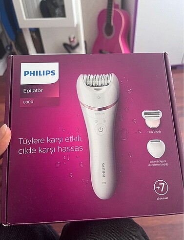 Philips 8000 ıslak kuru epilatör