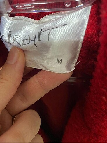 m Beden kırmızı Renk Kaban