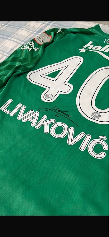 l Beden yeşil Renk Fenerbahçe İmzalı Livakovic Forması