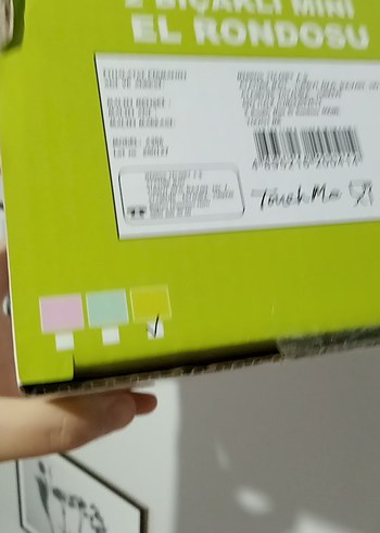 Tantitoni Pembe Plastik Mini Doğrayıcı