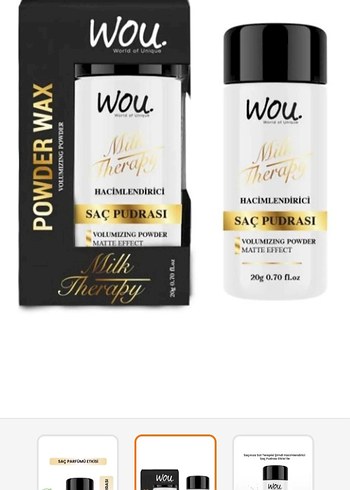 Wou Vegan Hacimlendirici Saç Pudrası 20 gr - Görsel 2