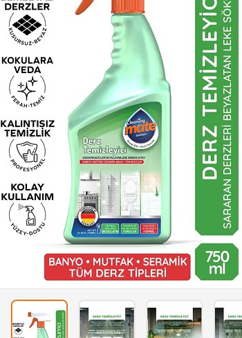 750 ml Derz Temizleyici - Banyo ve Mutfak