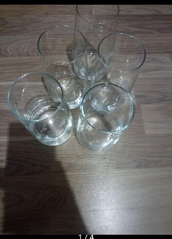 Lav Lav marka 5 adet meşrubat bardağı