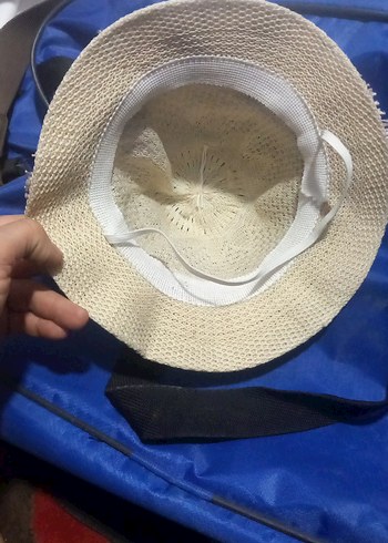 Beyaz Fırfırlı Örgü Bohem Kadın Şapka - Görsel 3