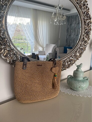 Hasır zara model çanta