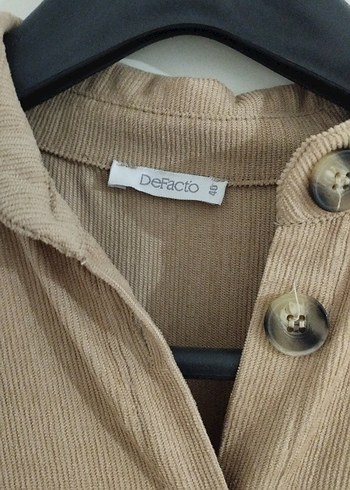 Bej Uzun Keten Tunik Gömlek - Görsel 3