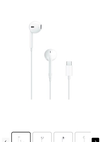 Beyaz USB-C Kulaklık