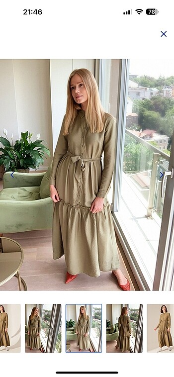 38 Beden LCW modest elbise