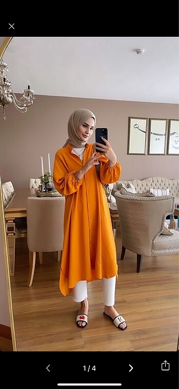 Meryem Merve batu keten tunik