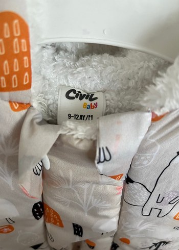 Astronot mont,kapüşonlu gri tulum - Görsel 2