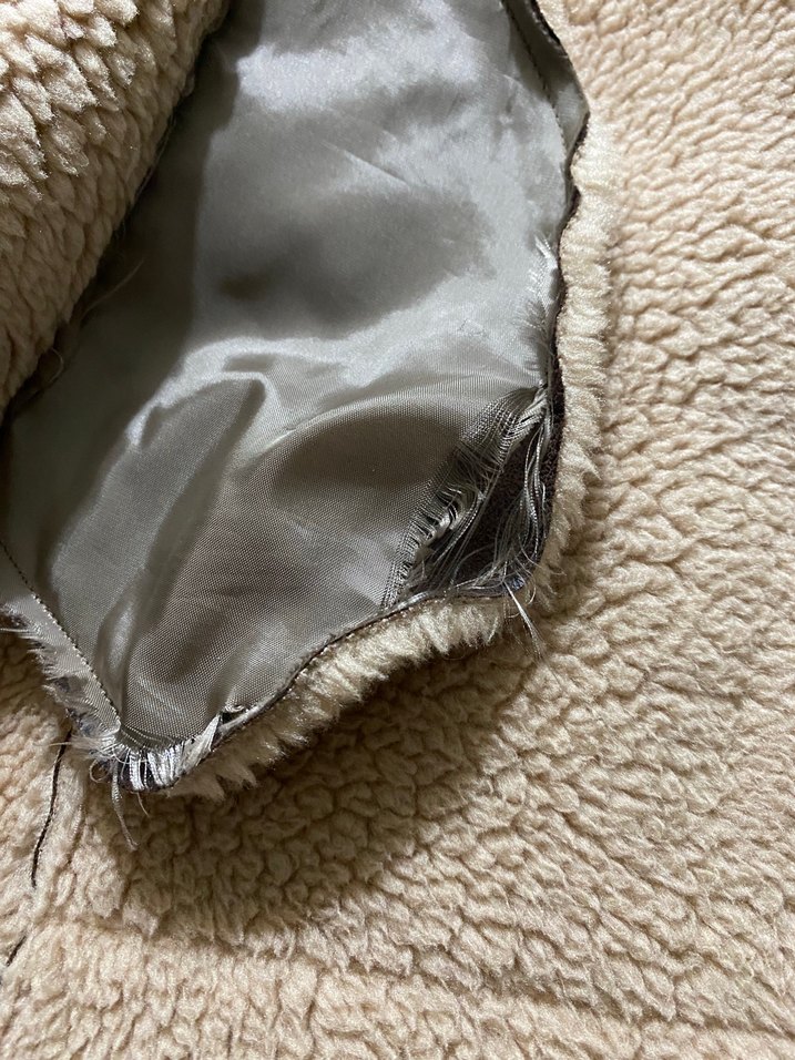 Kürklü Kahverengi Deri Kadın Ceket - Görsel 4