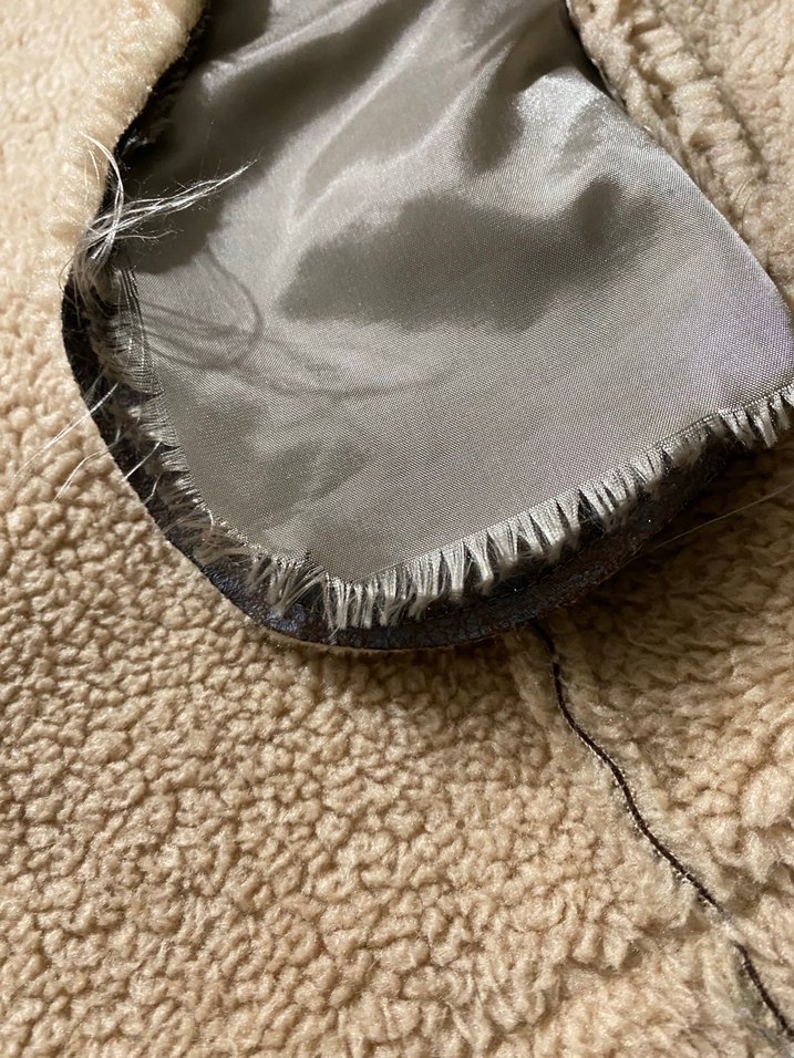 Kürklü Kahverengi Deri Kadın Ceket - Görsel 5