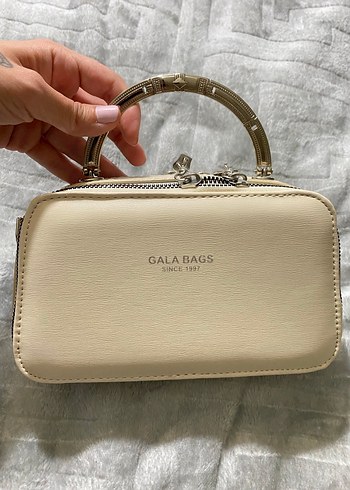 Bej Deri Gala Bags Klasik Çanta