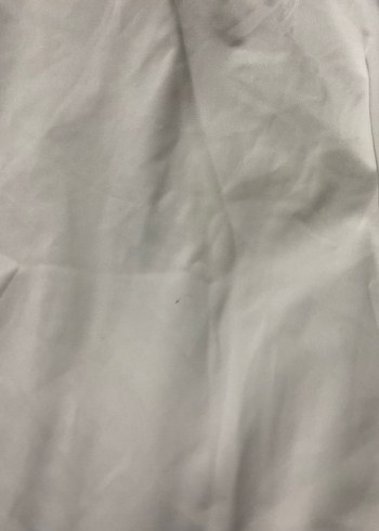 Büzgülü Beyaz Midi Etek - Görsel 3