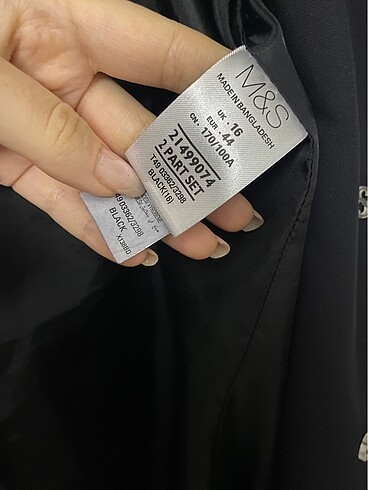 m Beden siyah Renk Marks & Spencer Trençkot