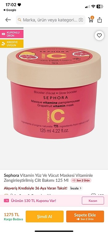 Sephora Yüz Ve Vücut Maskesi - Görsel 6